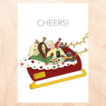 Load image into Gallery viewer, CHEERS! Holiday Card
