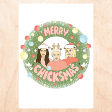 Load image into Gallery viewer, Merry Chicksmas! Holiday Card
