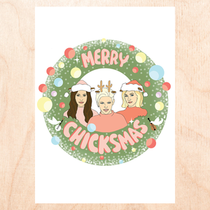 Merry Chicksmas! Holiday Card